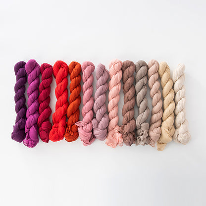 Women's Natural Wrinkle Pure Linen Scarf Shawl