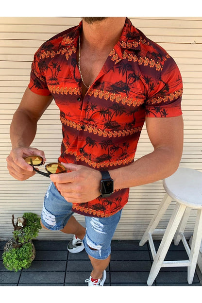 Men's short sleeve shirt Hawaii