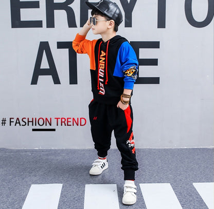 The Big Boy Kinetic: Korean-Style Long-Sleeve Sports Two-Piece