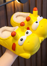 Yellow slippers