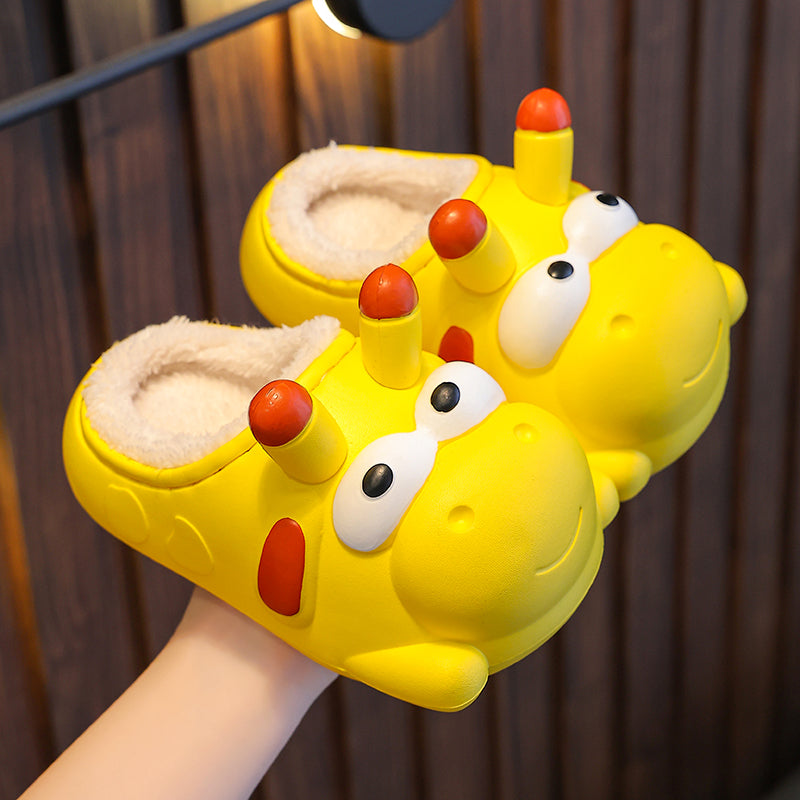 Children's Cotton Slippers Are Waterproof And Warm