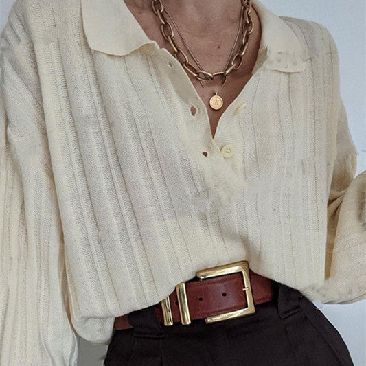 Trendy Loose Thin Top All Match