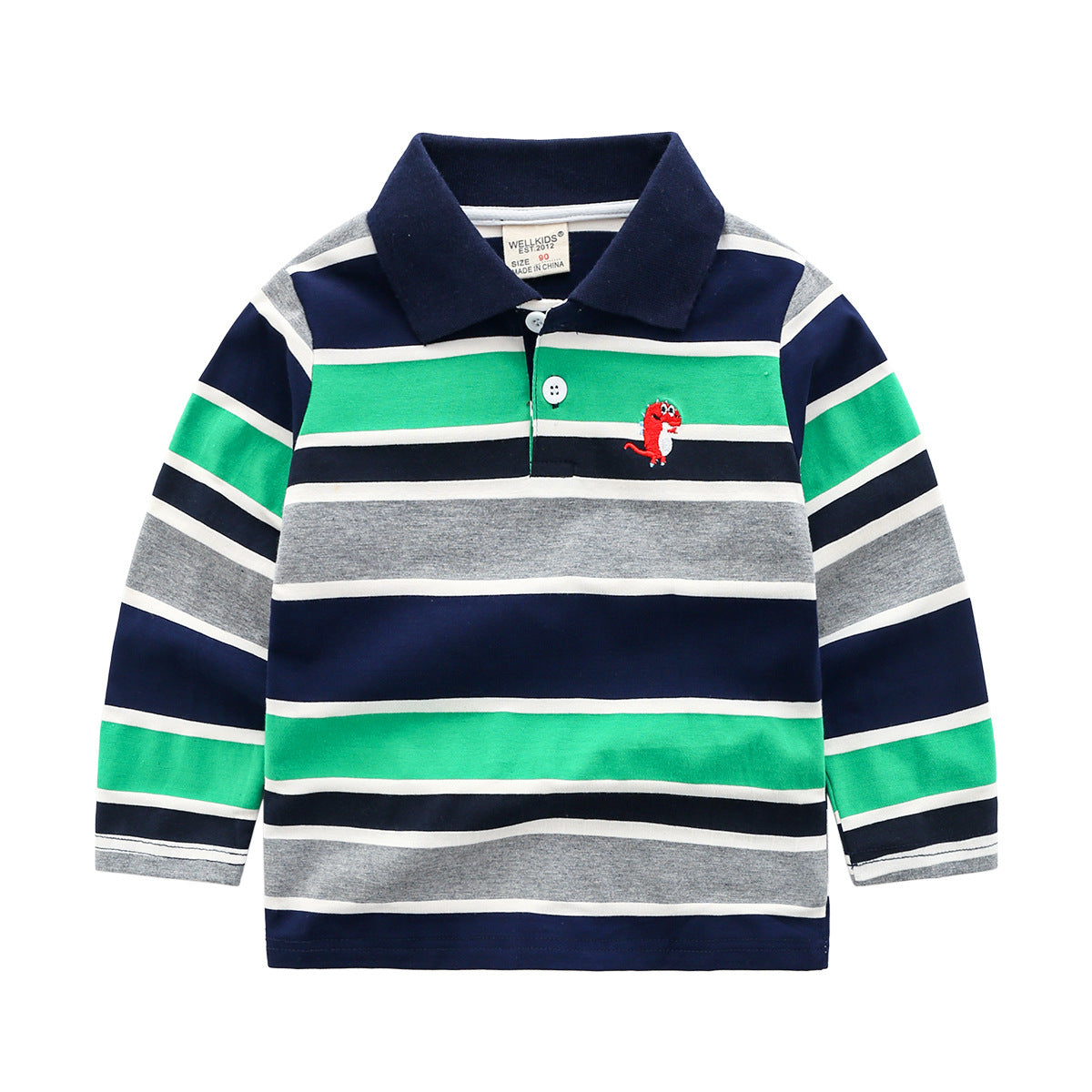 Linear Modernist Striped Long Sleeve Jersey