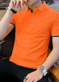 Orange and black