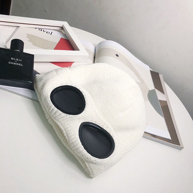 Pilot Wool Hat Winter Warm Knitted Hat