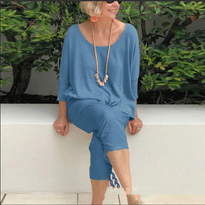 Top Capris Casual Suit For Women