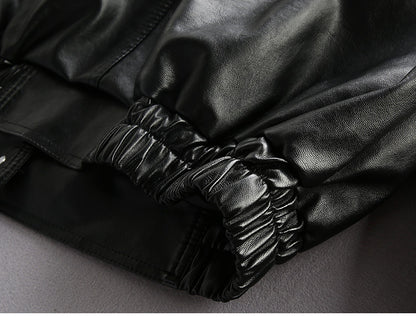 European American Street Trend Handsome Loose Leather Clothes Urban Maverick