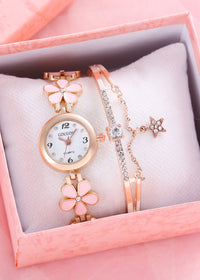 Pink Watch Bracelet Box