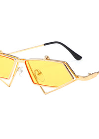 Gold frame yellow