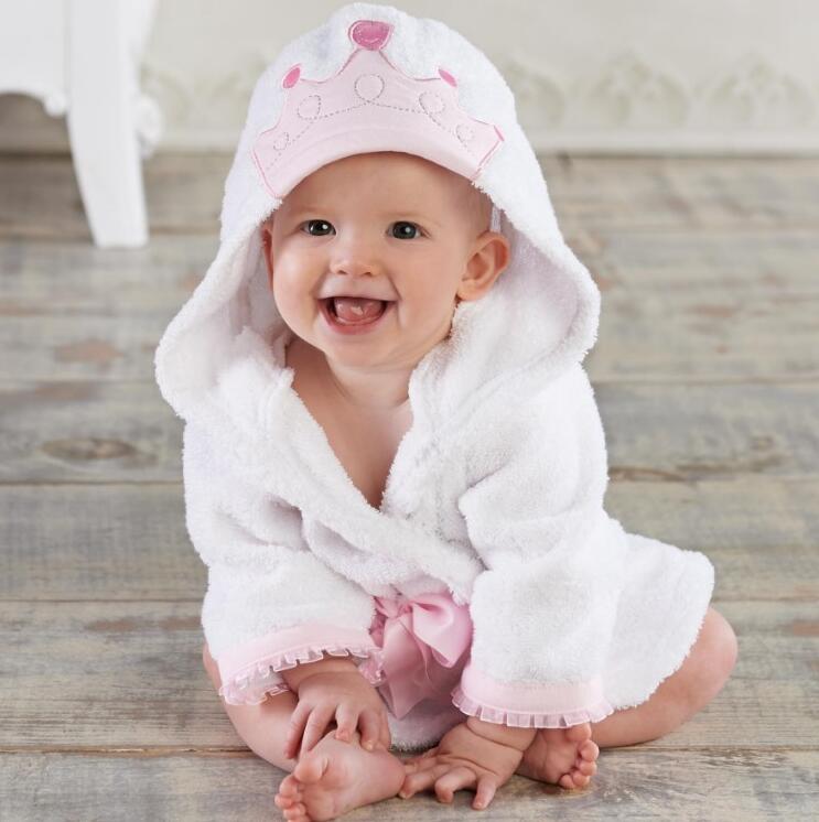 Hooded Baby Bath Towel & Robe | Soft Cotton Cartoon Animal Bathrobe for Infants & Toddlers