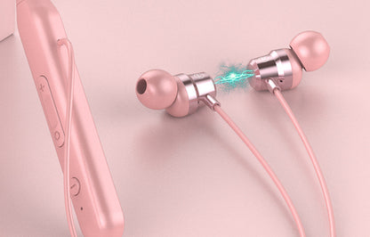 G06 MagNeck: Bluetooth Wireless Magnetic Neckband Waterproof Sport Earbuds with Mic