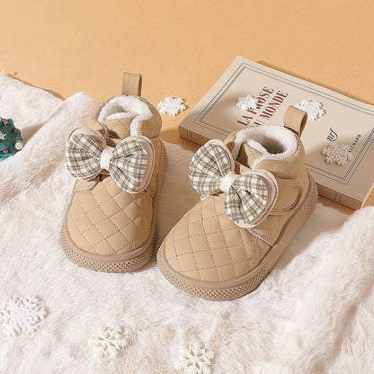 The Velvet Snug: Baby Girl Thermal Snow Booties