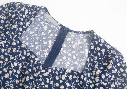 Printed short sleeve dress