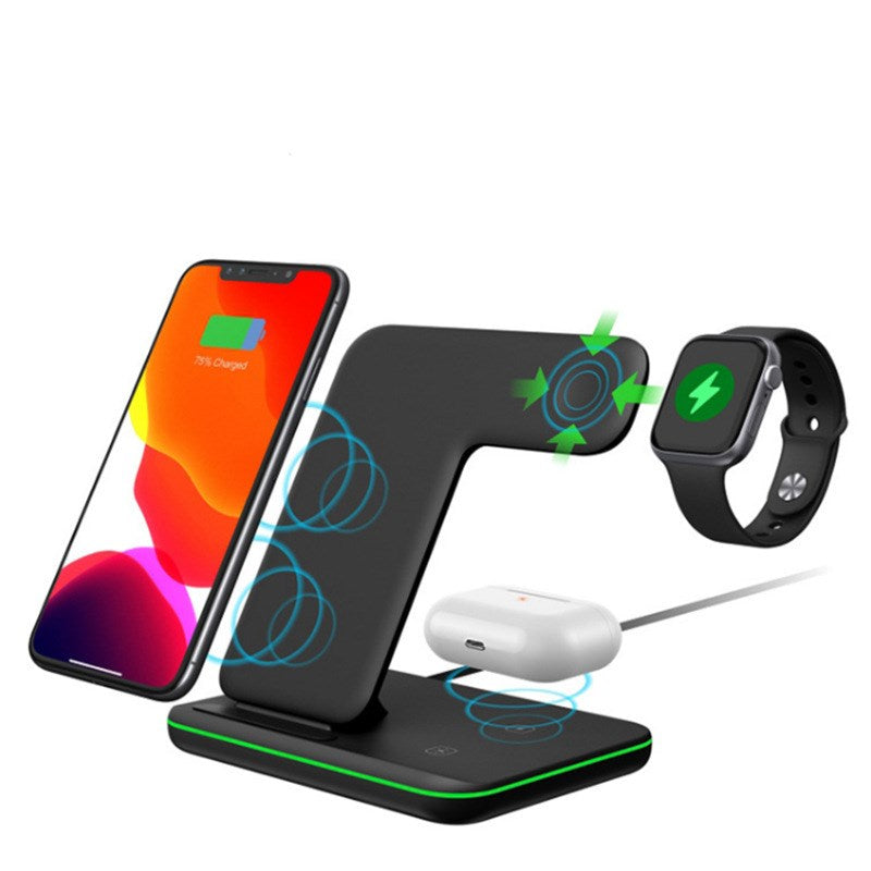 TriMount Charge: 3-in-1 Multi-Device Wireless Charging Bracket