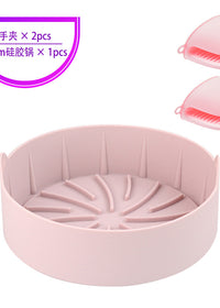 Round Pink 22cm with Hand Clip