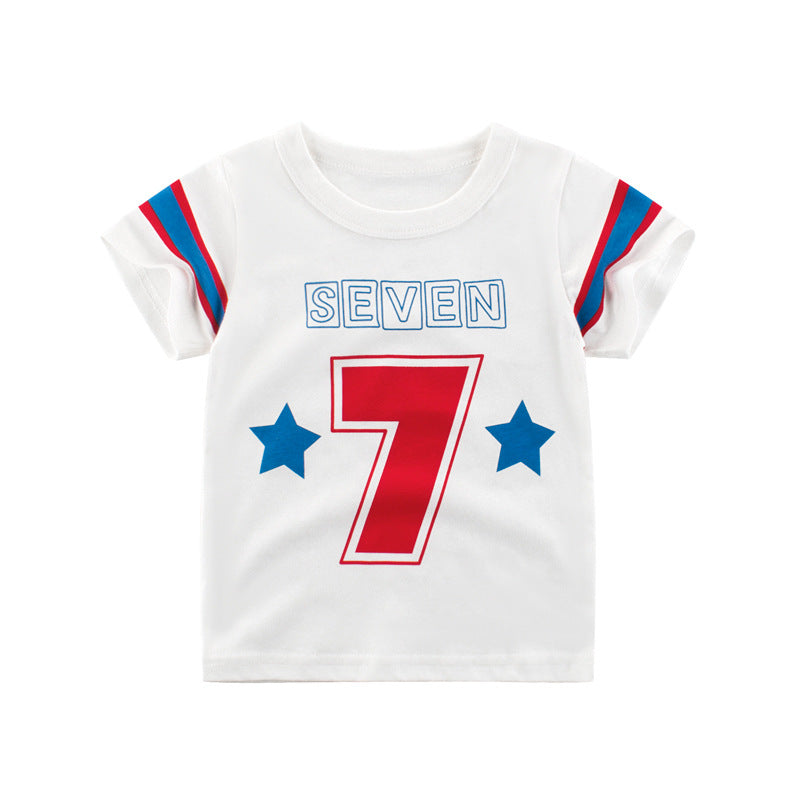 The New Season: Boys’ New Summer Short-Sleeve Performance T-Shirt