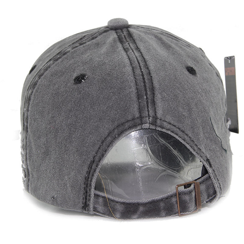 Heritage Fade: Washed Full-Signature Baseball Cap