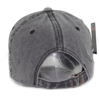 Heritage Fade: Washed Full-Signature Baseball Cap