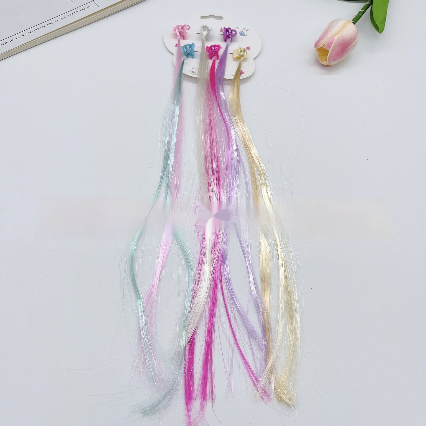 South Korea Children's Hair Accessories Ins Colorful Personality Wig Braid