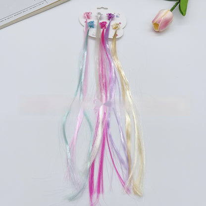 South Korea Children's Hair Accessories Ins Colorful Personality Wig Braid