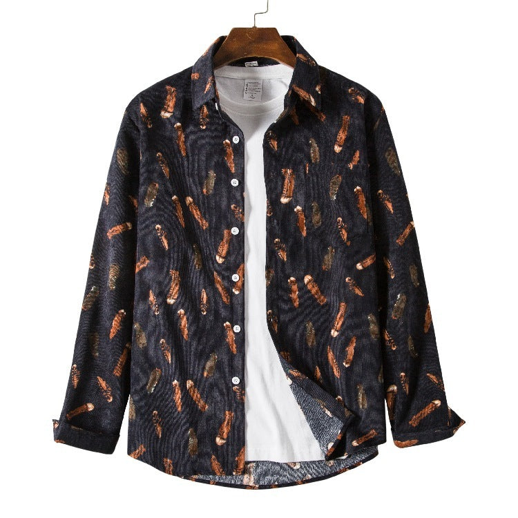 Inclusive Plus Size Ethnic Style Loose Casual Shirt