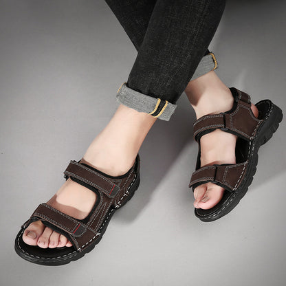 Easy Transition: Summer Men’s Velcro Sandals & Slippers