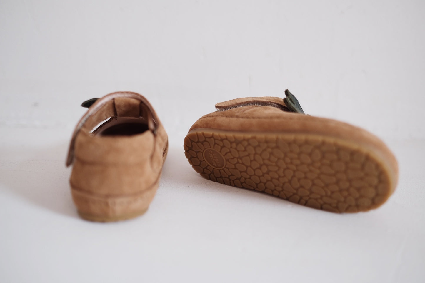 All-leather Velcro Non-slip Fruit Polka Dot Frosted Girls' Shoes