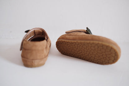 All-leather Velcro Non-slip Fruit Polka Dot Frosted Girls' Shoes