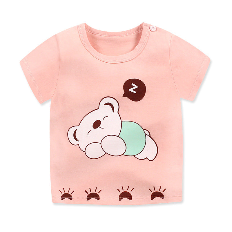 Contemporary Graphic Print Signature Tee
