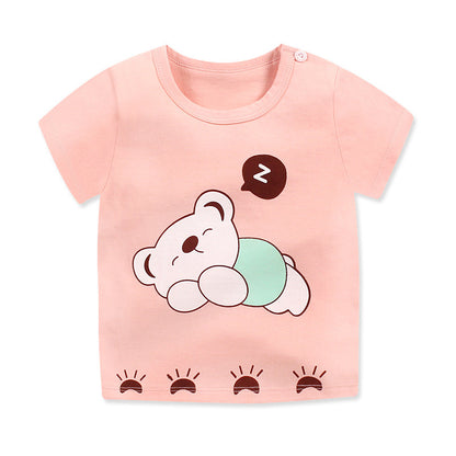 Contemporary Graphic Print Signature Tee