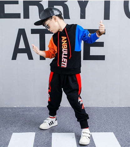 The Big Boy Kinetic: Korean-Style Long-Sleeve Sports Two-Piece