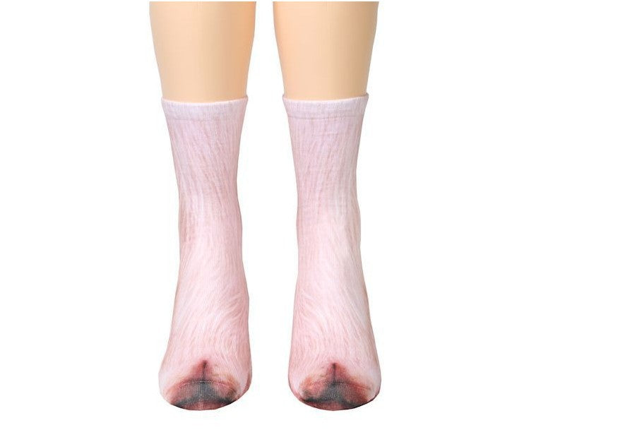 The Feline Paw: 3D Animal Paw Cute Long Socks