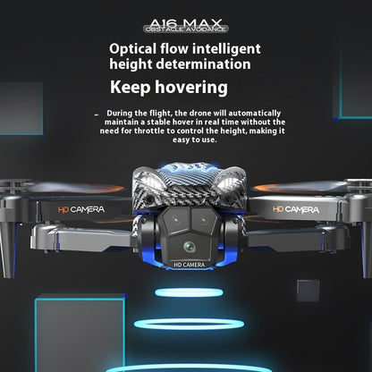 TriLens Flow: Optical Flow Three-Camera Obstacle Avoidance Aerial Photography Drone