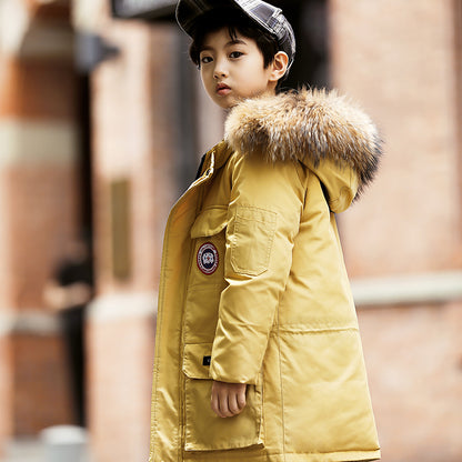 The Long-Arctic: Boys’ Long-Thickened Down Performance Jacket