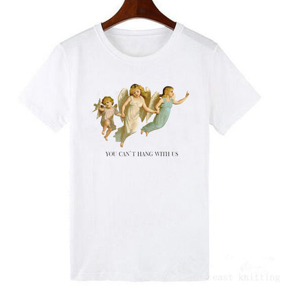 Adam and Eve crewneck T-shirt