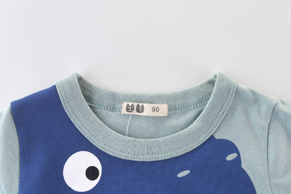 Summer Horizon Boys Designer Cotton Tee