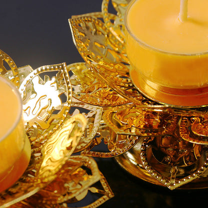 Household Alloy Candle Lamp Worship Lampstand Lamp Holder Lamp