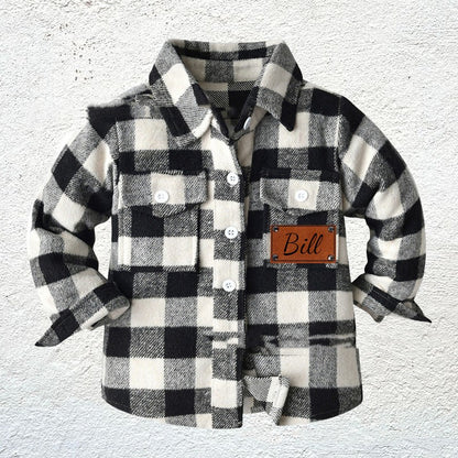 The Heritage Check: Children’s Patchwork Flannel Checkered Shirt