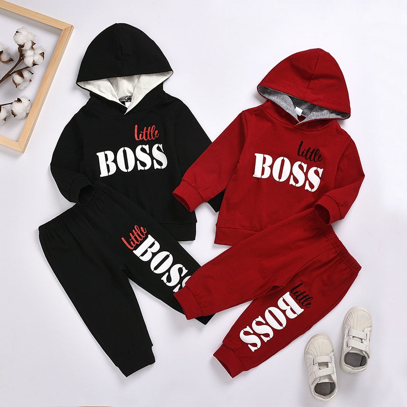 Signature Hooded Leisure Sweatshirt Ensemble