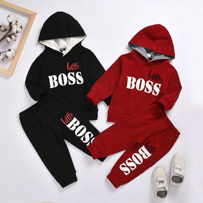 Signature Hooded Leisure Sweatshirt Ensemble
