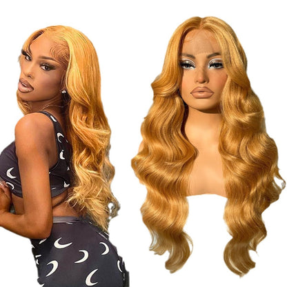 Women's Big Wave Long Roll Synthetic Wigs