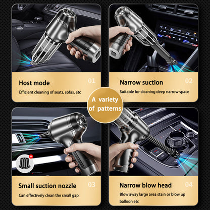 AutoSweep Turbo: High-Suction Precision Car Cleaning System
