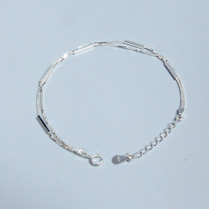 925 Sterling Silver Stick Bracelet