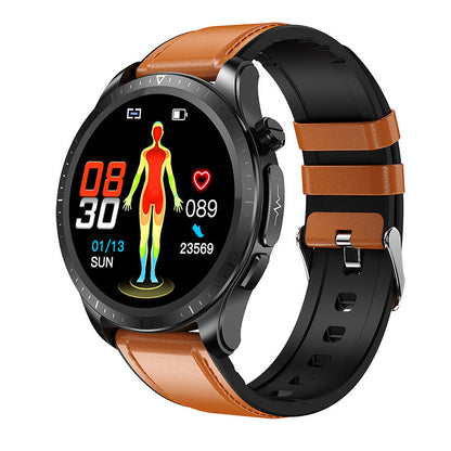 E420 Smart Watch Real Heart Rate Temperature Blood Oxygen ECG Information