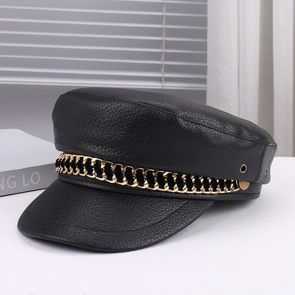 Artistic Retro Personality Light All-matching Peaked Cap