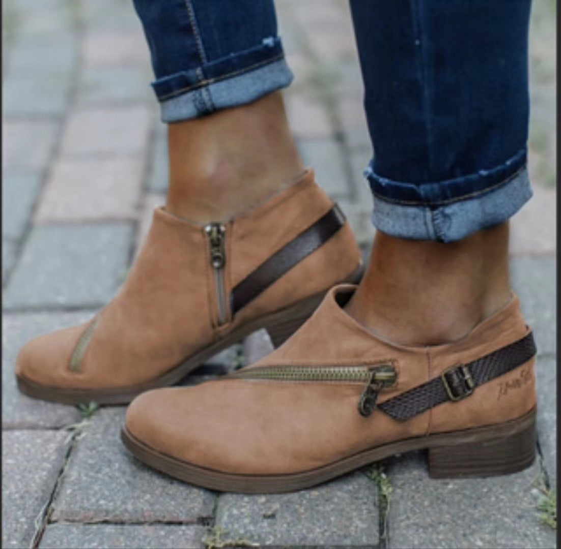 Best Mid Heel Boots For Women With Zipper Closure And Comfortable Ankle Support