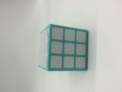 The Luminous Cube: Square LED Emitting Bluetooth Speaker
