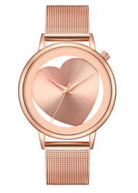 Mesh belt rose gold