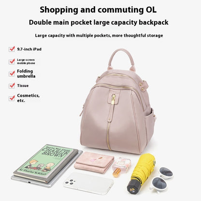 Women's Oxford Cloth Backpack Korean-style Simple