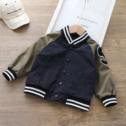 Varsity Heritage Stand Collar Baseball Jacket